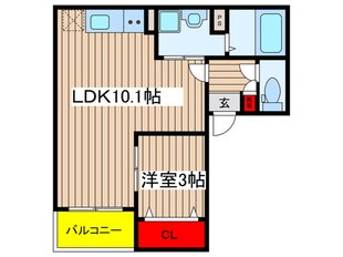 Jack inaeiⅡの物件間取画像